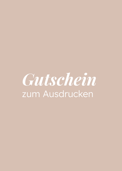 Geschenkgutschein zum Ausdrucken