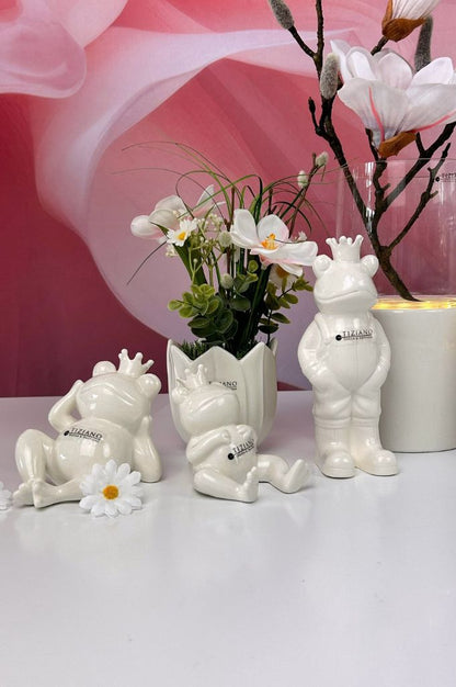 Froschfamilie Vico verschiedene Varianten creme-weiß