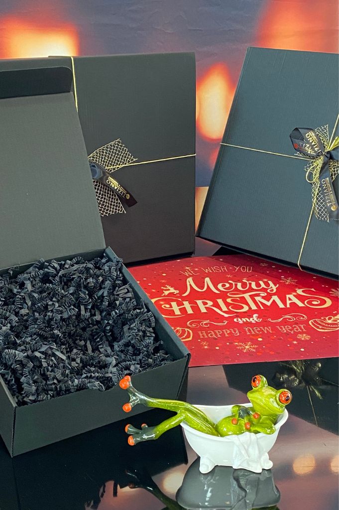 Geschenkbox Deko Frosch Fridolin in Badewanne grün