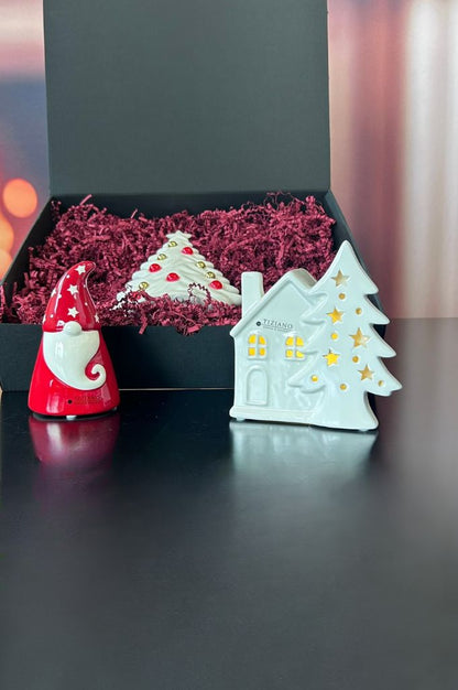 Geschenkbox Santa Gabriel rot