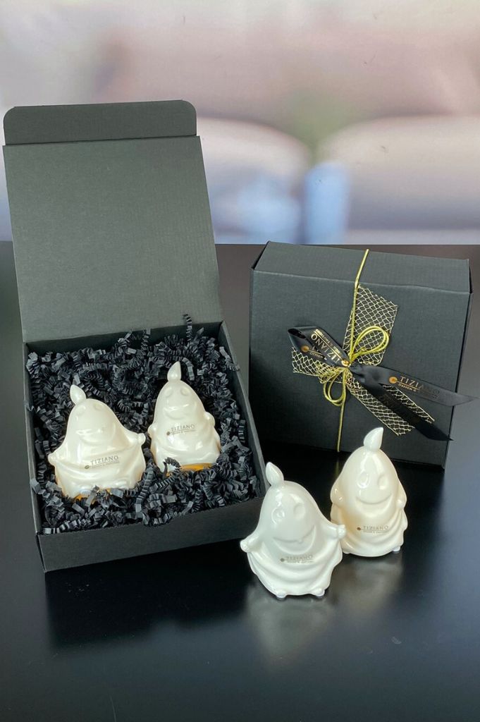 Geschenkbox M mit Deko Gespenst Gustav