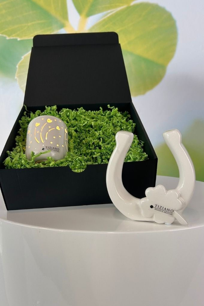 Geschenkbox Hufeisen Fortuna+Licht Bolero-Herz LED