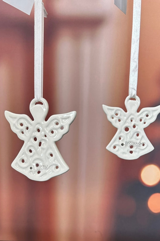 2er Set Deko Hänger Fario creme-weiß