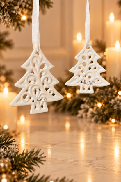 2er Set Deko Hänger Fario creme-weiß