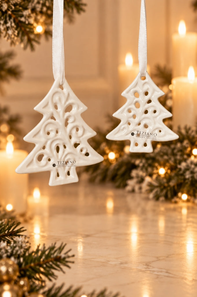 2er Set Deko Hänger Fario creme-weiß