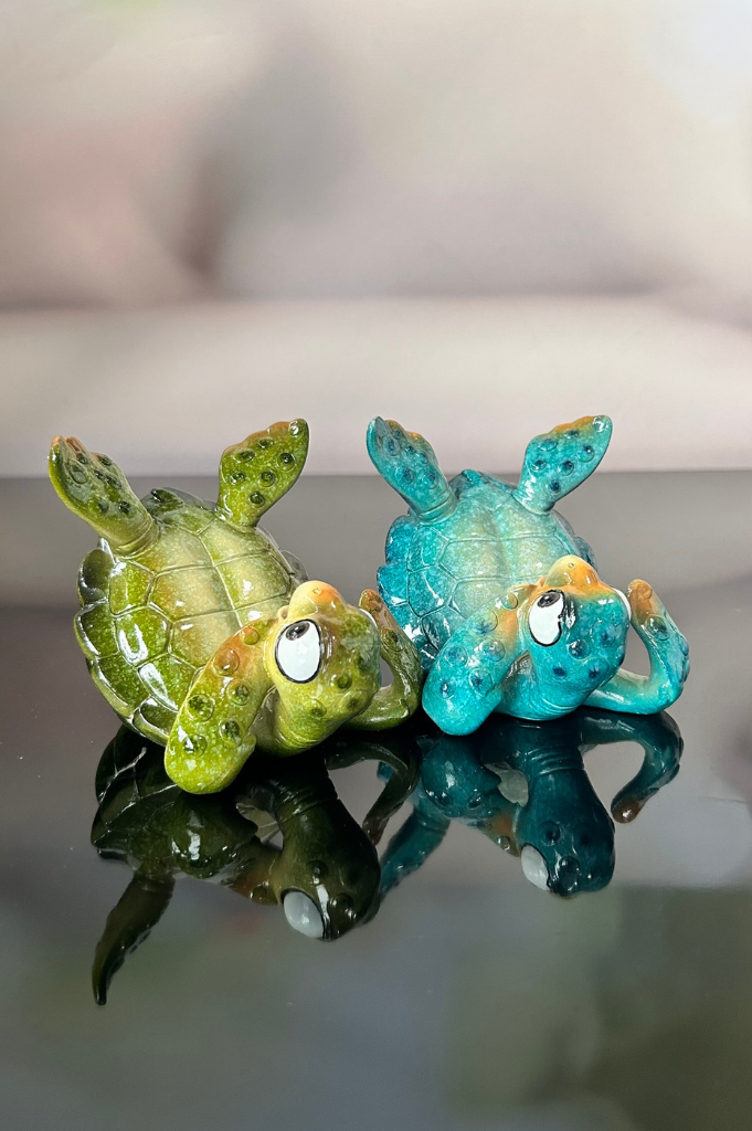 Deko Schildkröten Handyhalter farbig