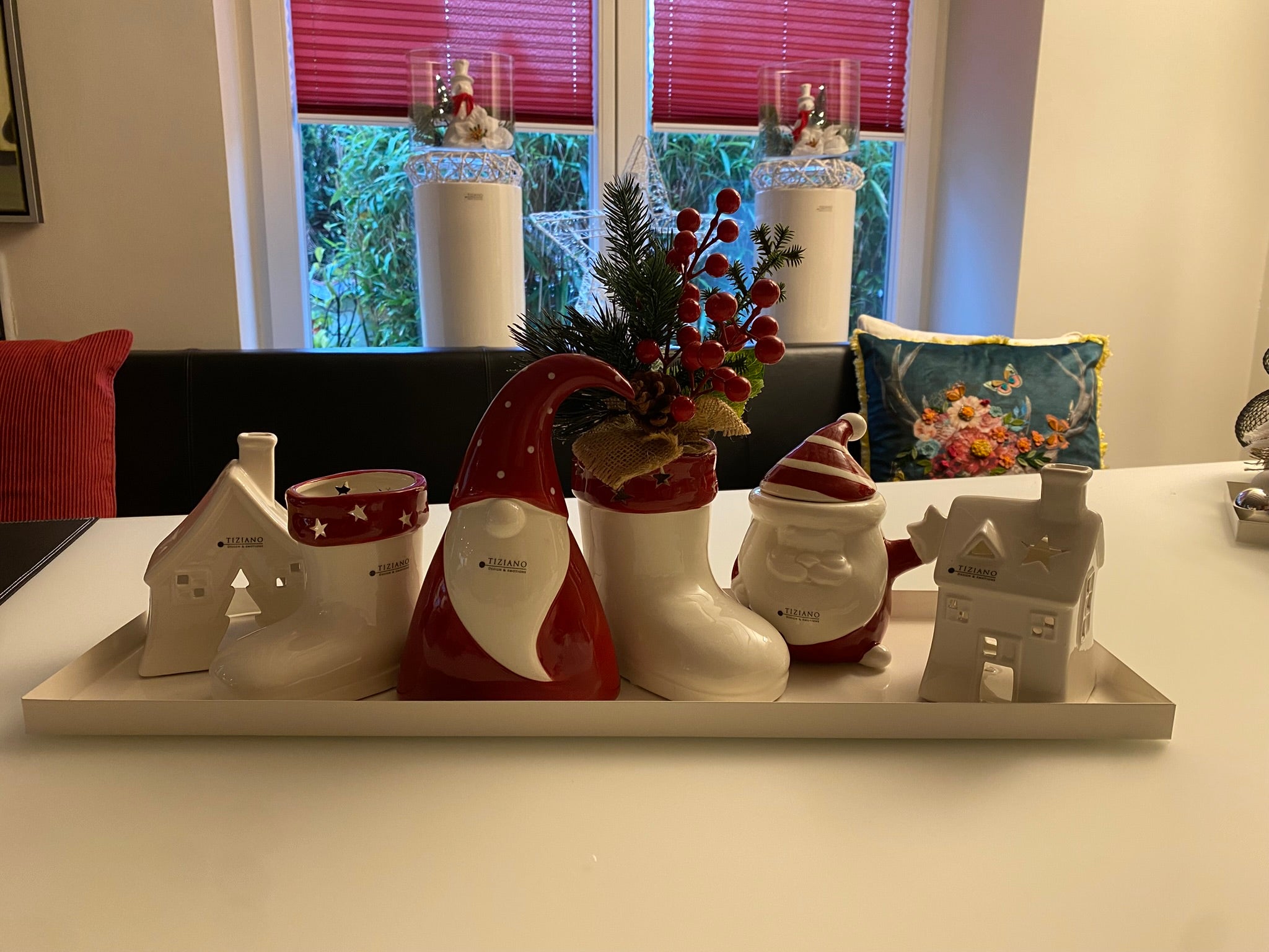 Dekoset Weihnachtstraum L in Rot