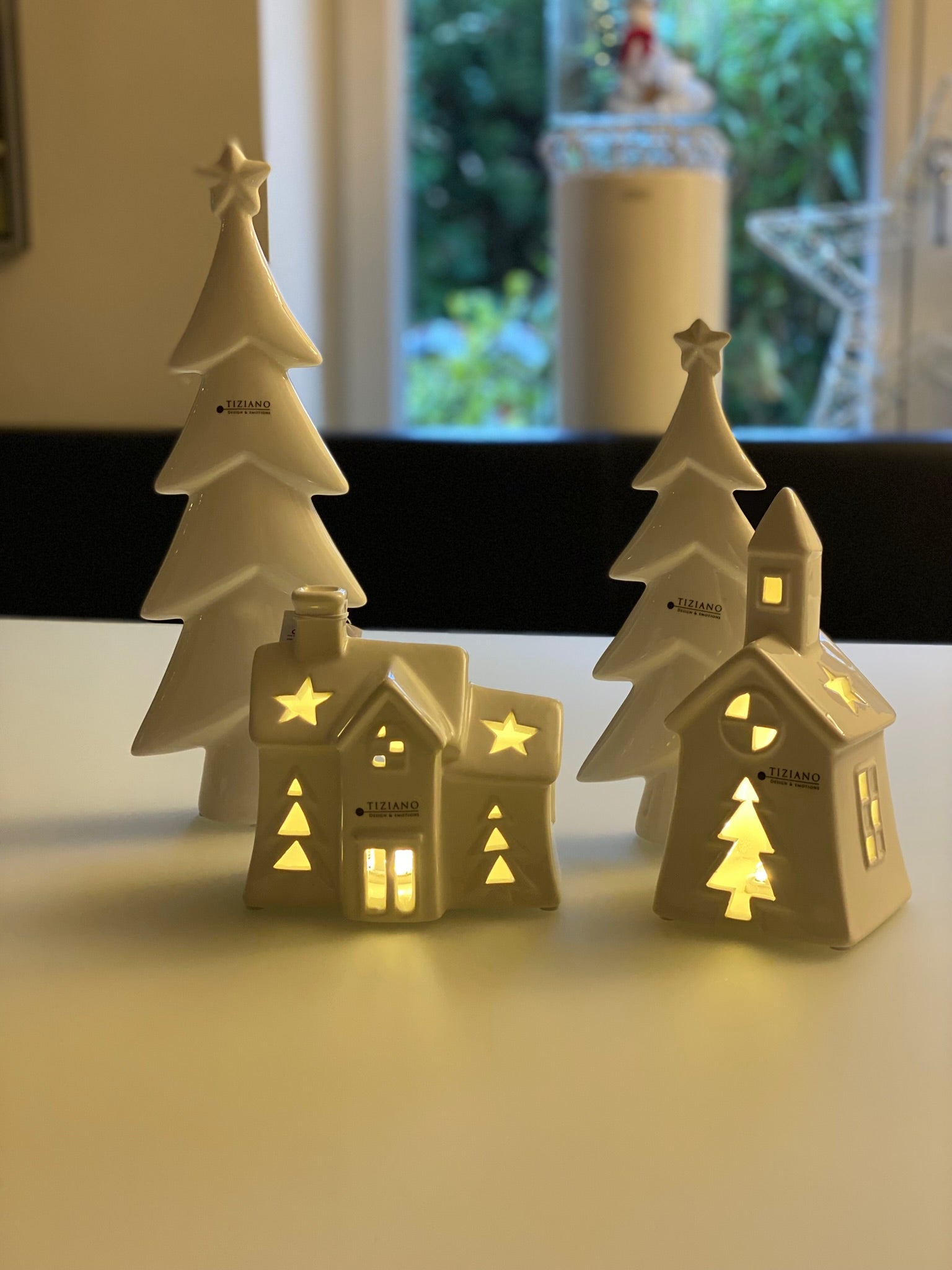 Dekoset Harmonische Weihnachten creme-weiß