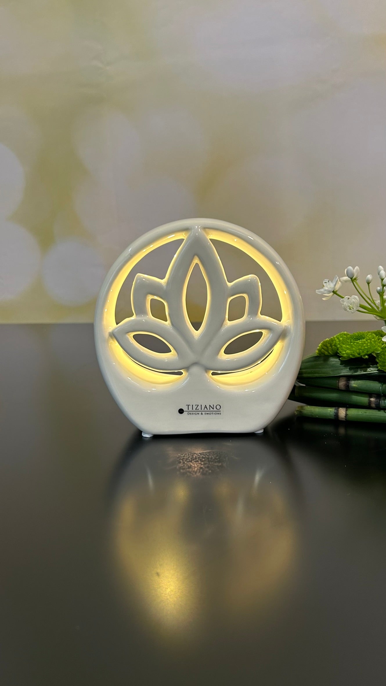 LED Lotusblume Casca im Ring