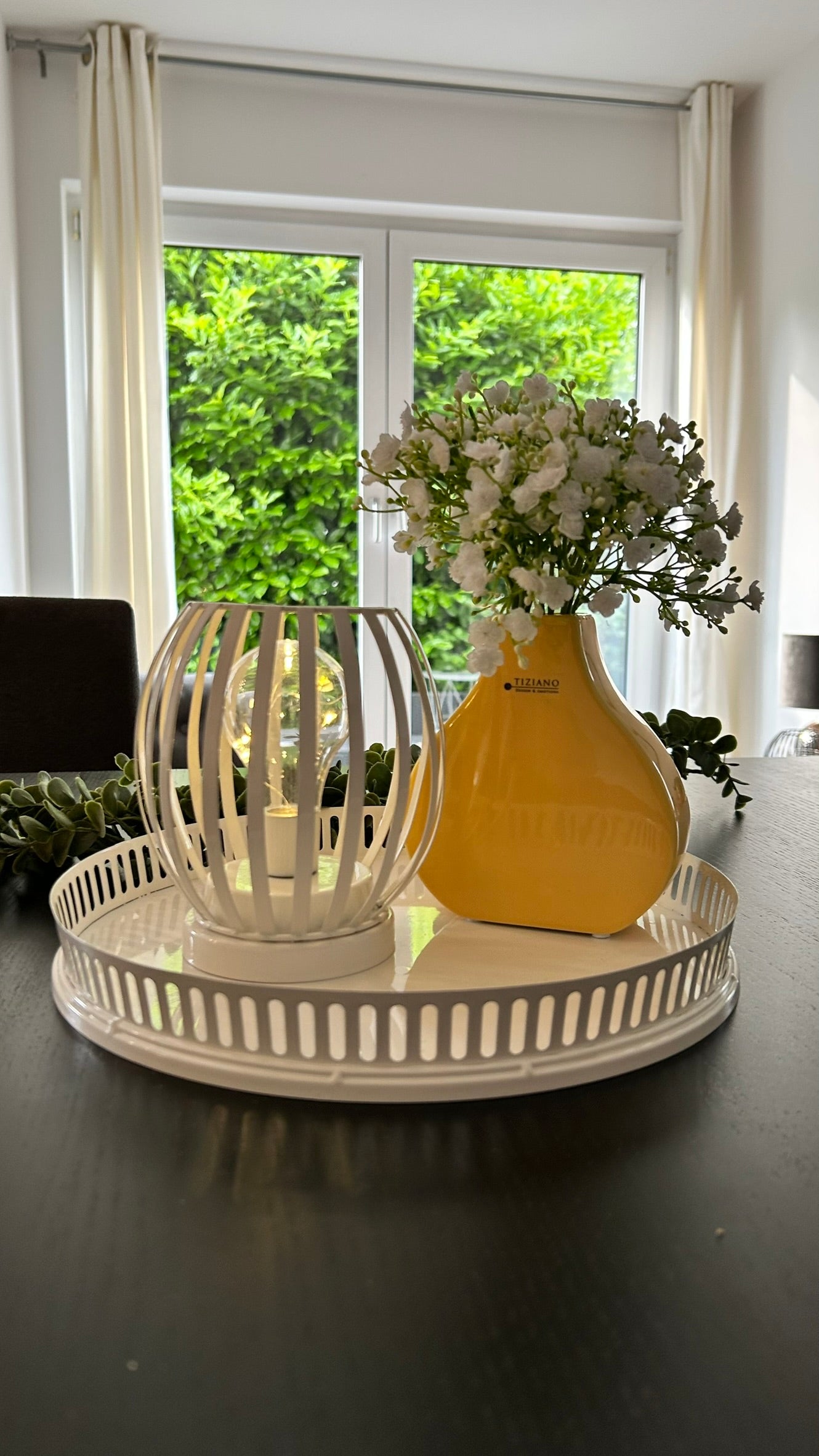 Vase Lissone breit sun