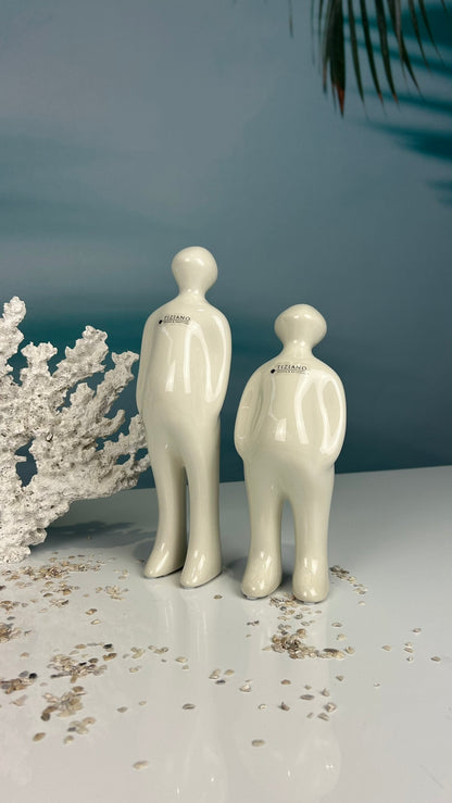 Figur Sapiente creme-weiß