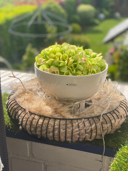 Schale Glitter schwarz