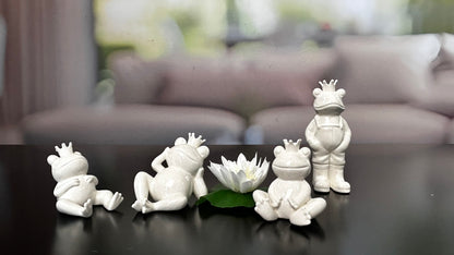 Froschfamilie Vico verschiedene Varianten creme-weiß