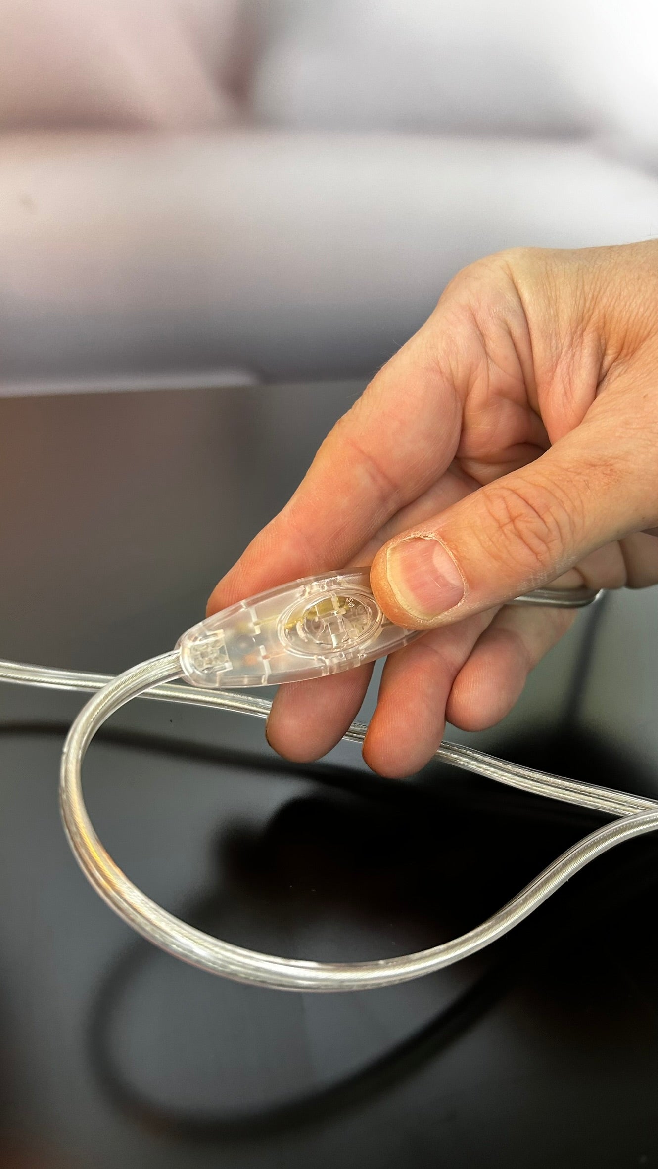 Lampe Tadino rund 25cm weiß-creme