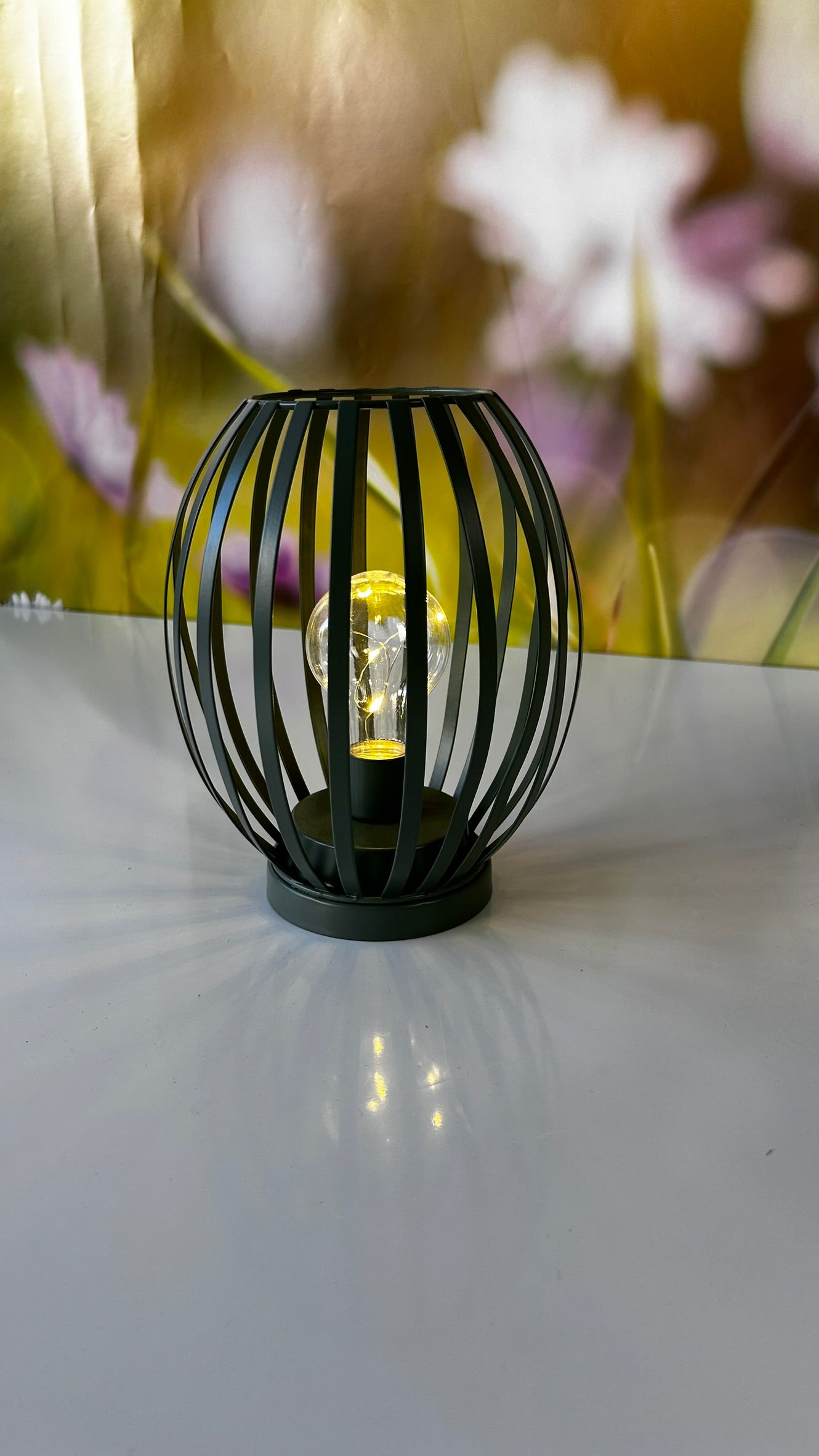 Lampe Glitter LED schwarz