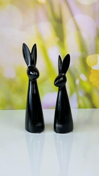 Deko Hase Alvina schwarz