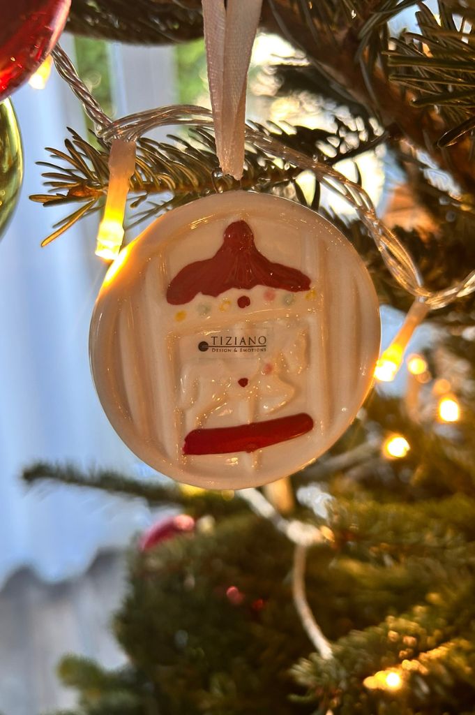 Deko Baumhänger Karussell Ikarus 7,5cm dekoriert