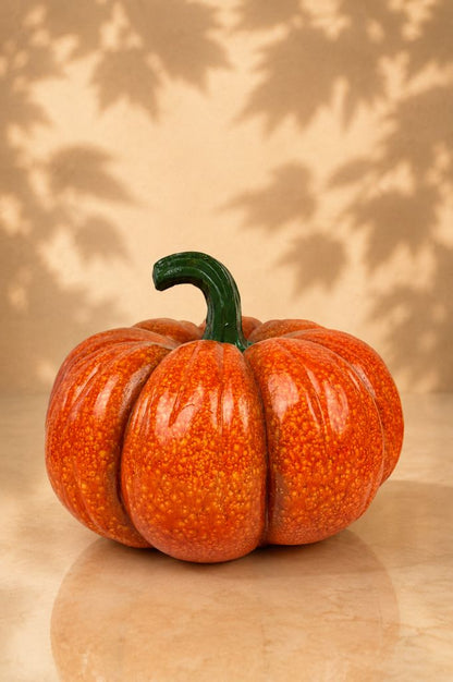 Deko Kürbis rund XL in Herbstfarben