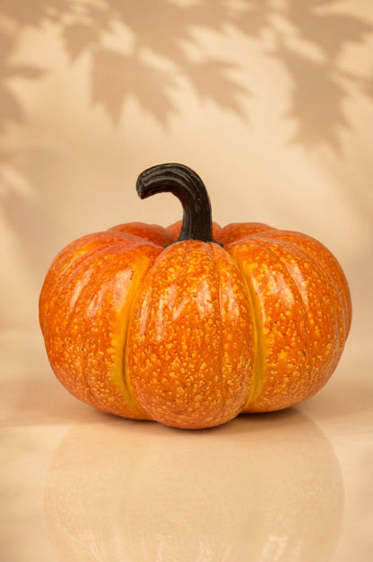 Deko Kürbis rund XL in Herbstfarben