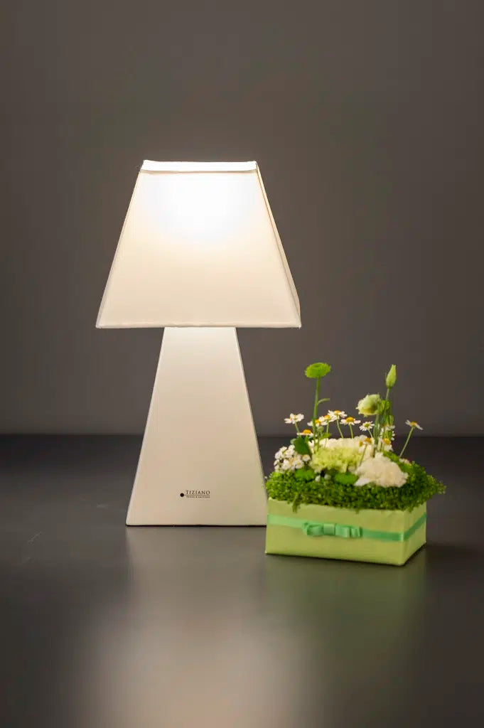 Lampe Crotone eck. creme