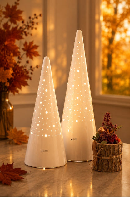 Lampe Losone weiß creme