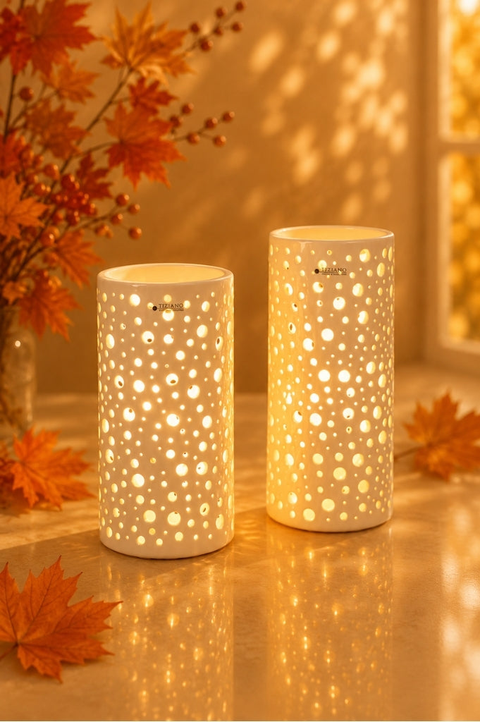 Lampe Salvati weiß-creme