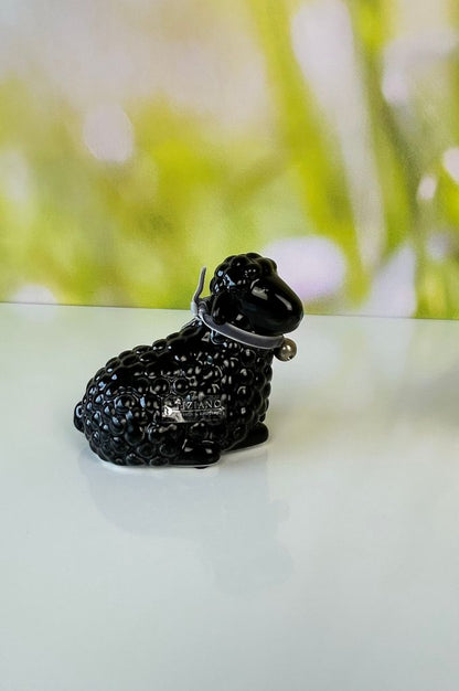 Schaf Lana stehend & liegend schwarz