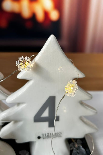 Lichterkette Schneeflocken