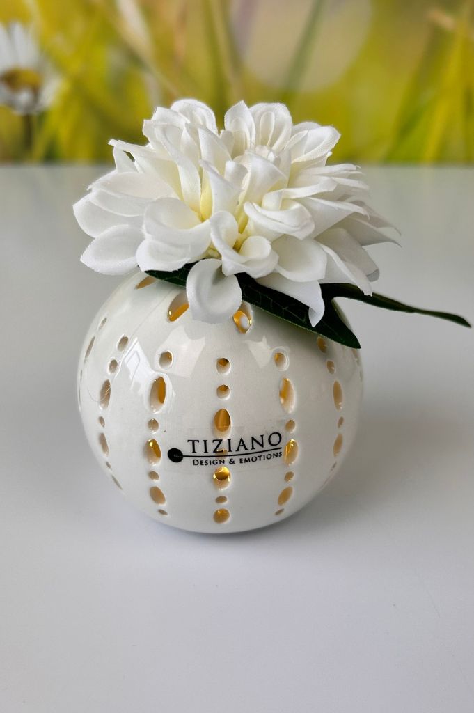 Dekoset Lichkugel Burano 8cm mit Froschkind Vico