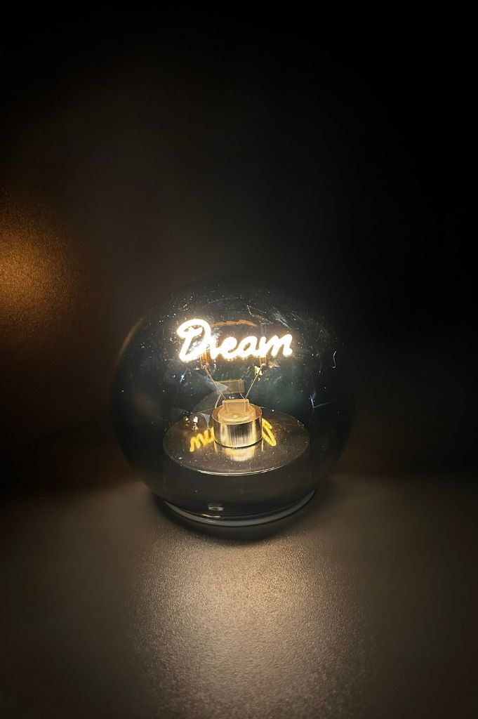 3er Set Lichtkugeln LED 12cm mit Schrift
