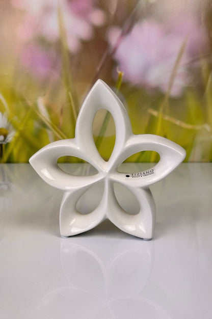 Deko Blume Lorina creme-weiß