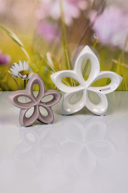 Deko Blume Lorina creme-weiß