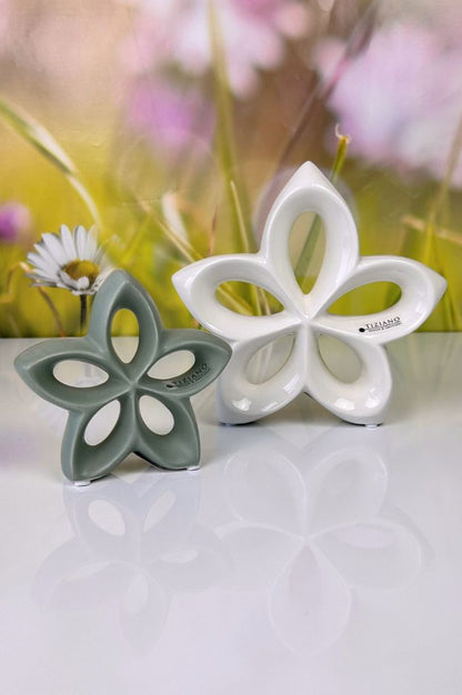 Deko Blume Lorina creme-weiß