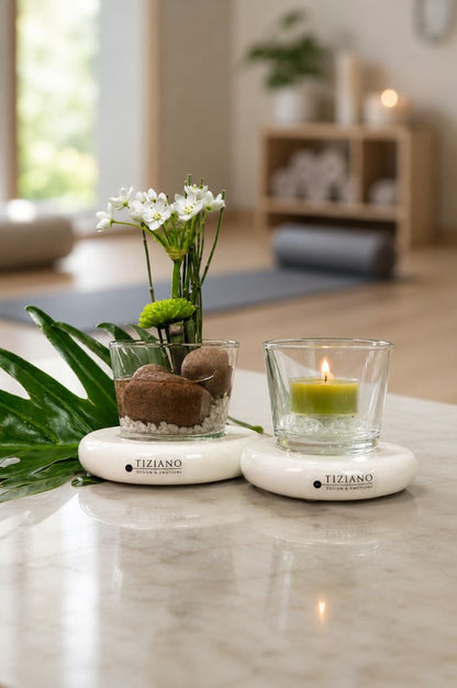 Dekolicht Lumina creme mit Glaskübel Visco