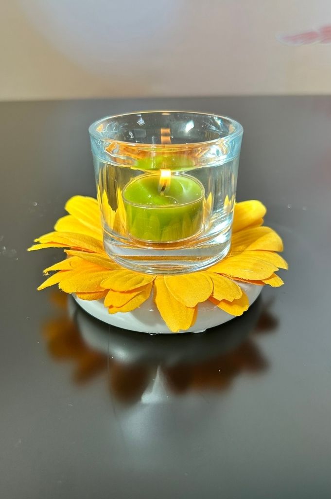 Dekoset Licht Lumina mit Marit Glas+Gerbera