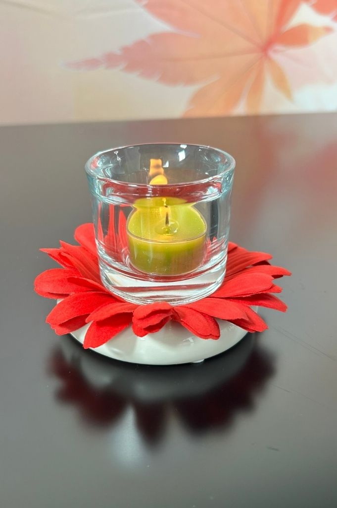 Dekoset Licht Lumina mit Marit Glas+Gerbera