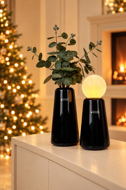 Lampe Luminara mit LED Birne schwarz