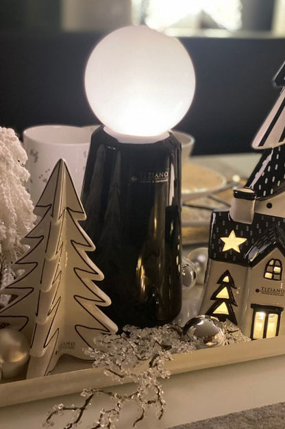 Lampe Luminara mit LED Birne schwarz