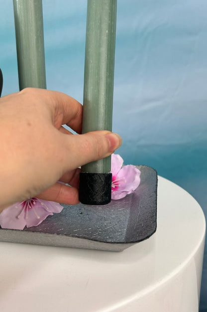 Dekoset Magnetteller mit Sumana und Vase Prisma creme