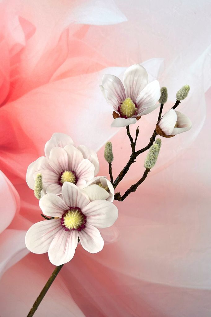 Magnolienzweig 88cm rosa