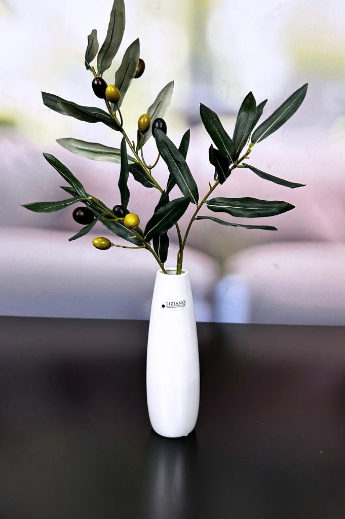 Vase Manioli ceme-weiß