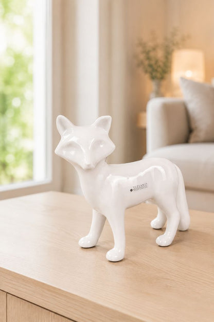 Fuchs Marco stehend creme-weiß