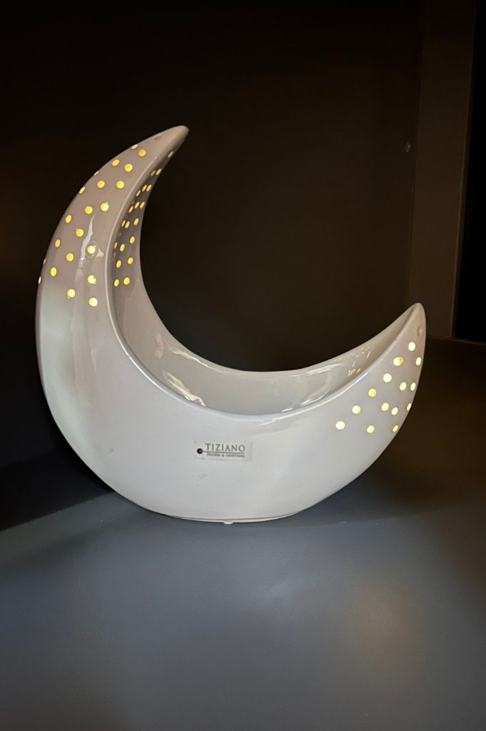 Schale Marina LED creme-weiß