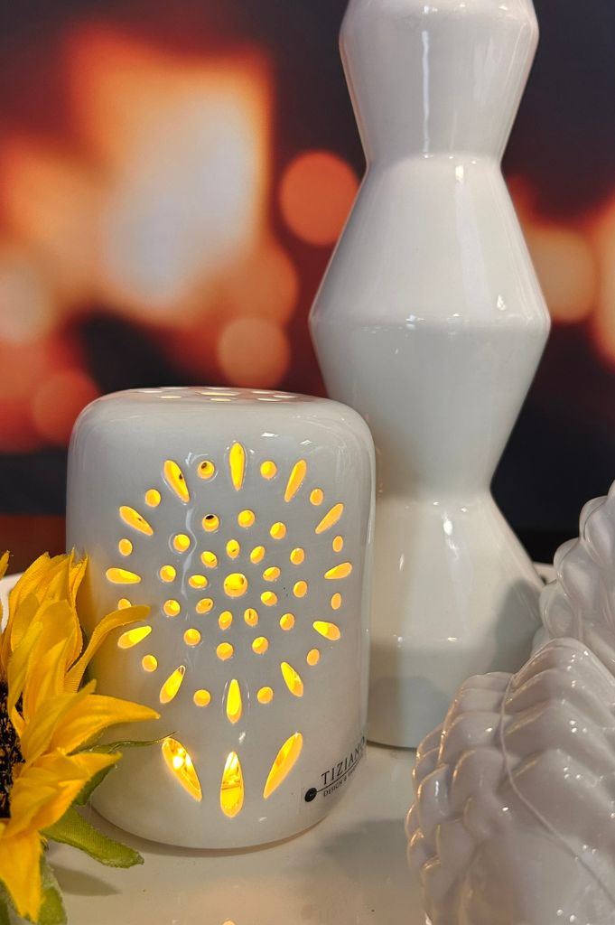 Dekoset Metallschale Canneto mit Vase Silandro+Igel Max