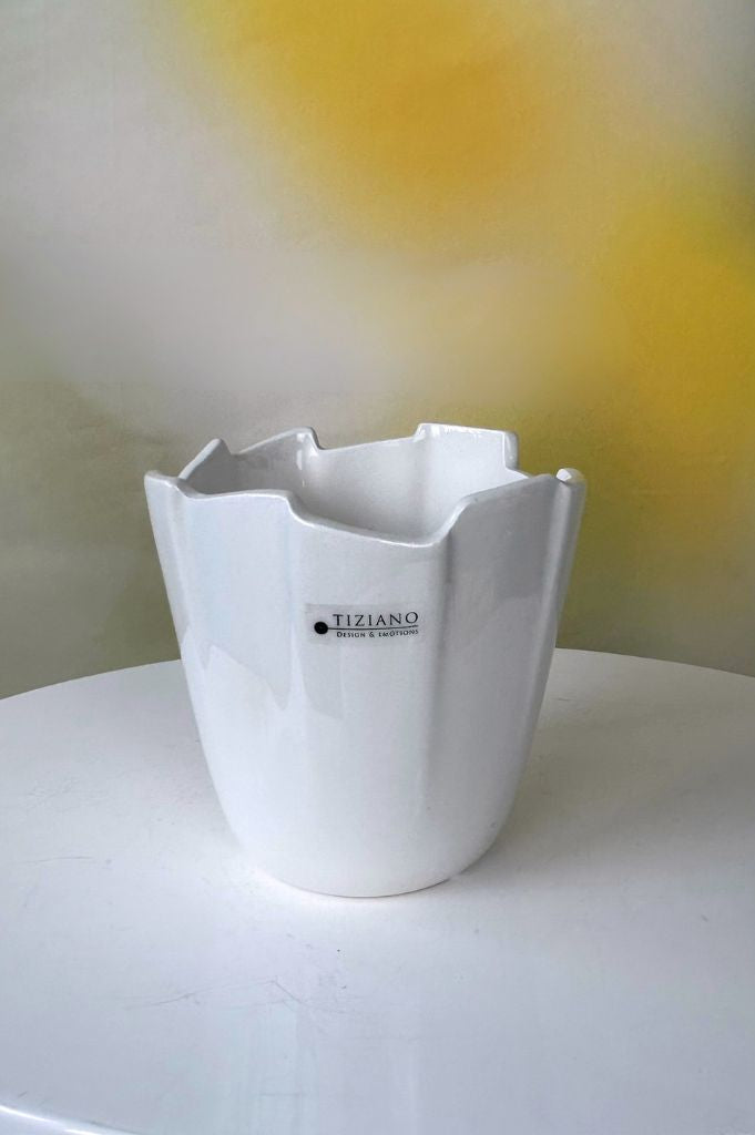 Orchideenkübel Mattina 15cm creme-weiß
