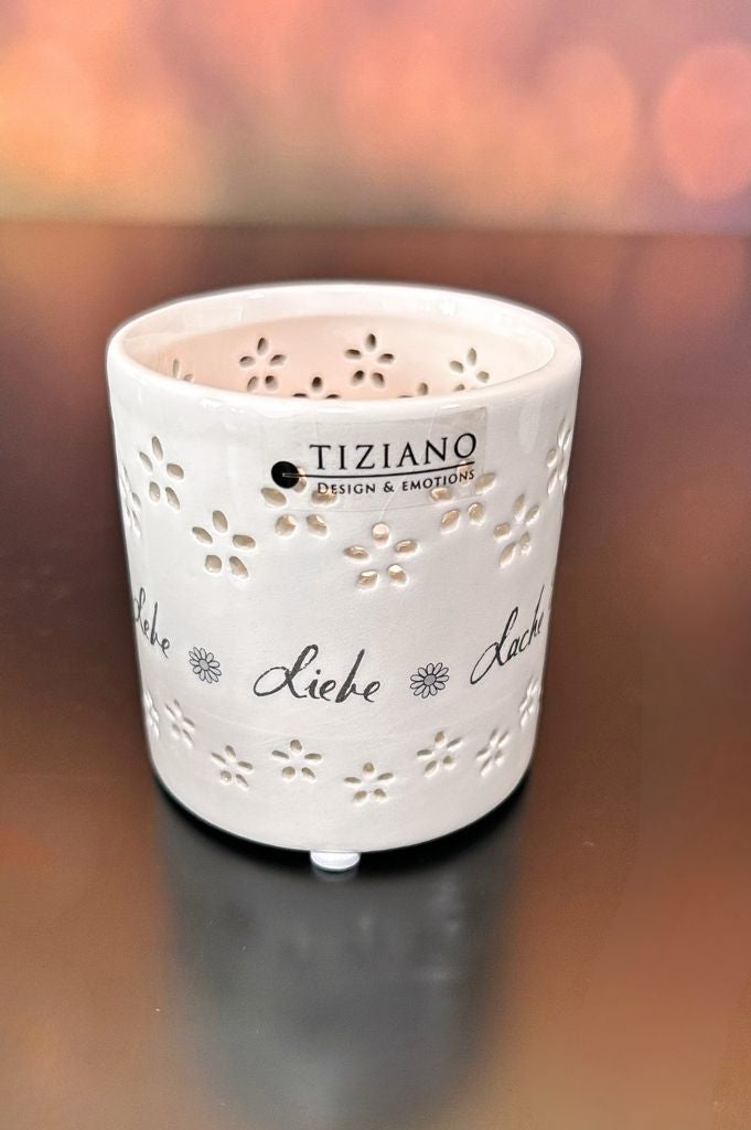 Tischlicht Mazano Blume 7cm Lebe...