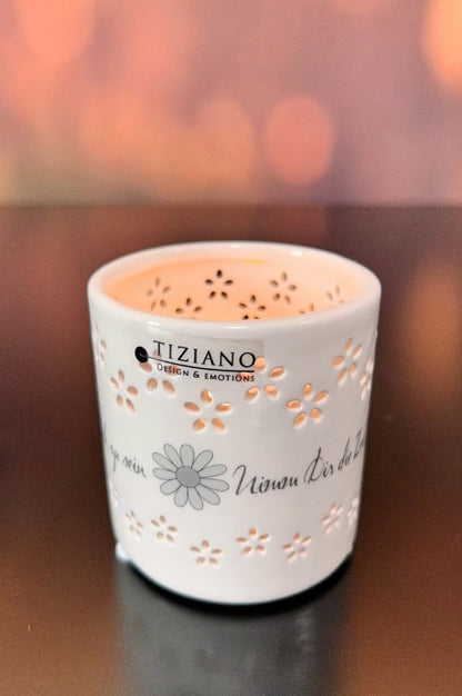 Tischlicht Mazano Blume 7cm Nimm...