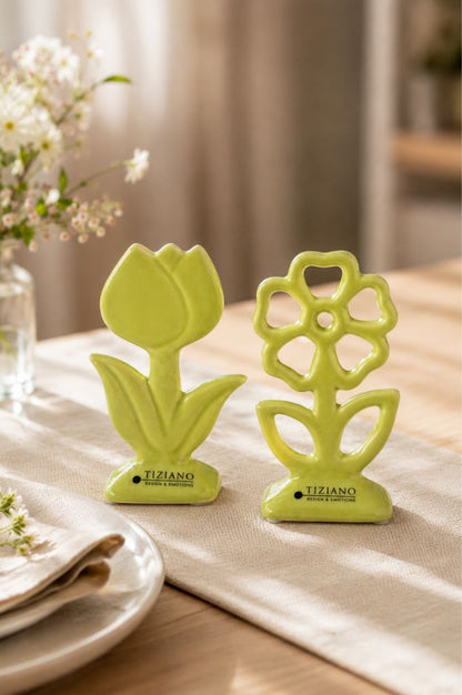 Blume Mesola 12cm in 2 Varianten grün