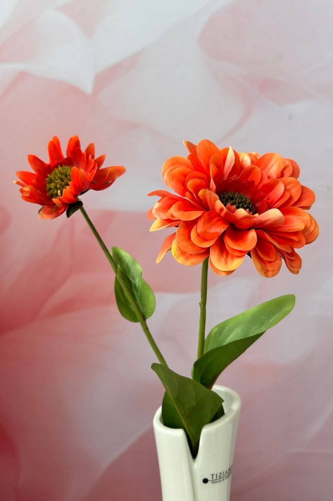 Dekoset Vase Mondavio mit Padova und Elara orange
