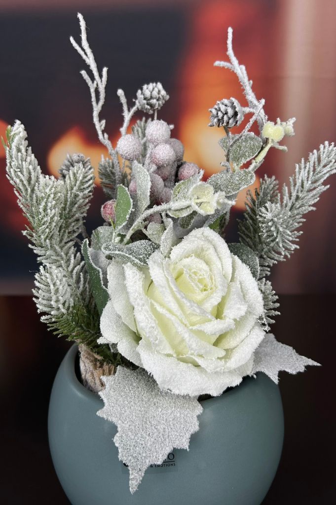 Orchideenkübel Morenga 16cm Laguna-grün matt